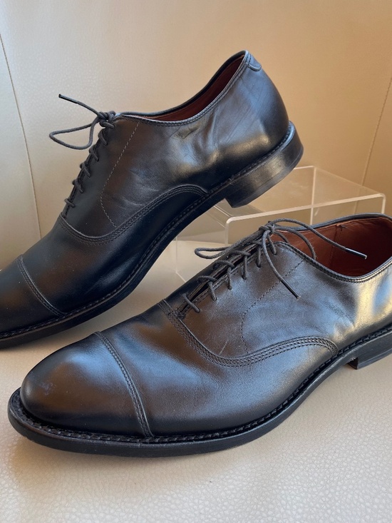 Allen Edmonds Park Avenue Cap-Toe Black Leather Dress Oxfords Sz 9.5 EEE main image 8